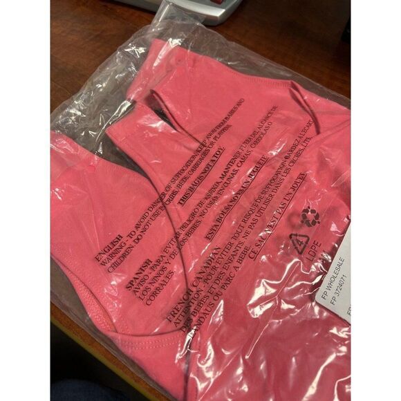 Free People Keep it Sleek Bodysuit Electropop Pink Size XS NWT FP‎ - Picture 4 of 7